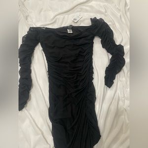 Windsor brand new off the shoulder black dress